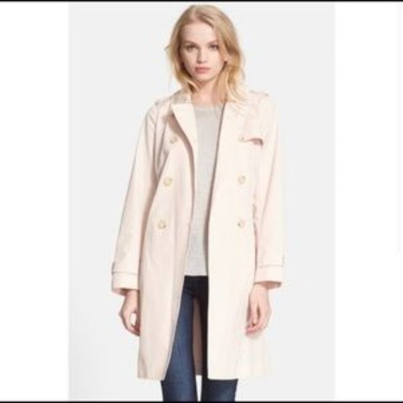 JOIE L Soft Sand Roussanne Trenchcoat Rain Jacket - Picture 2 of 8
